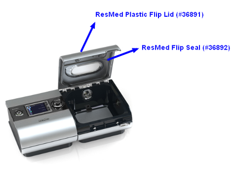 ResMed S9 H5i Flip Lid and Seal