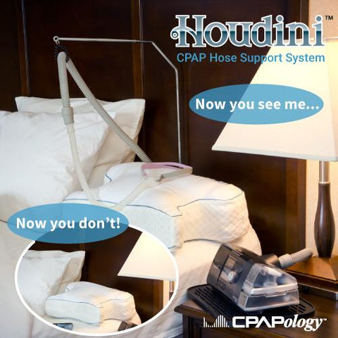 The Houdini CPAP Hose Support System