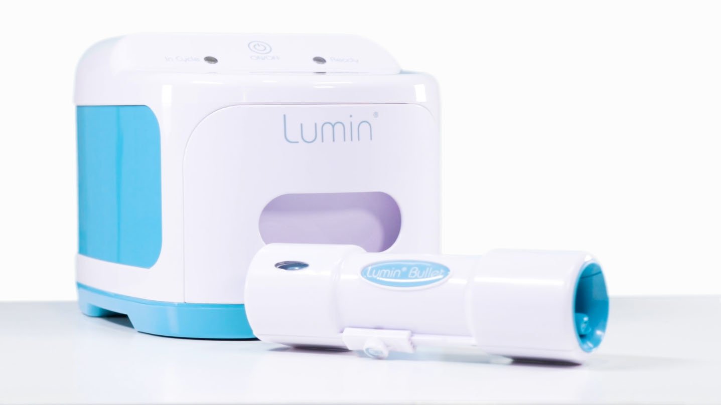 Lumin Sterilizer with Lumin Bullet Bundle Kit with Mask Wipes